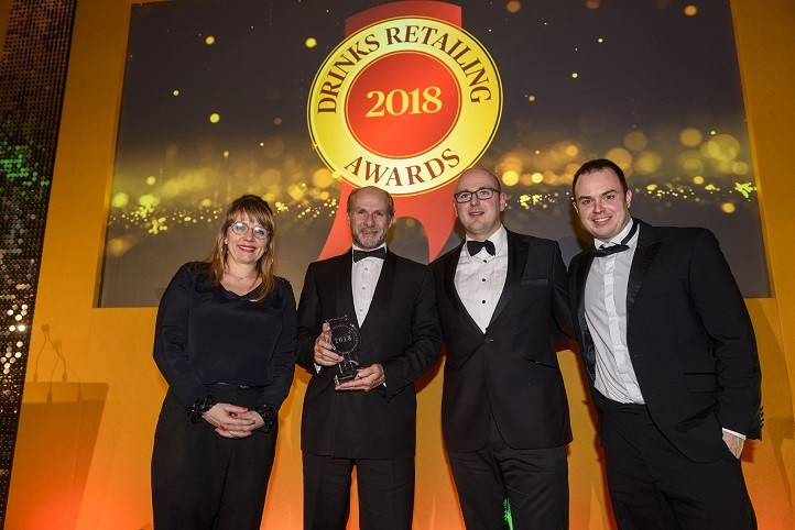 Jeroboams Win Small Chain of the Year at Drinks Retailing Awards 2018
