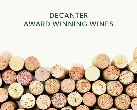 Decanter award winning wines